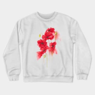 Red Flower Cute GreenLife Crewneck Sweatshirt